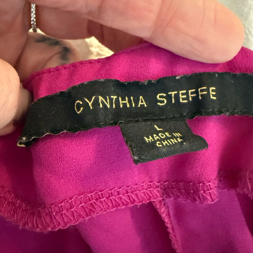 Cynthia Steffe Magenta Blouse - Picture 4 of 10